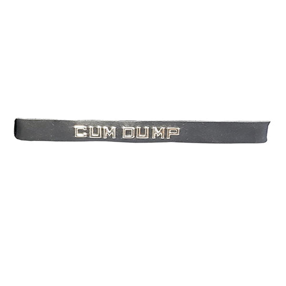 Spartacus Cum Dump Leather Collar